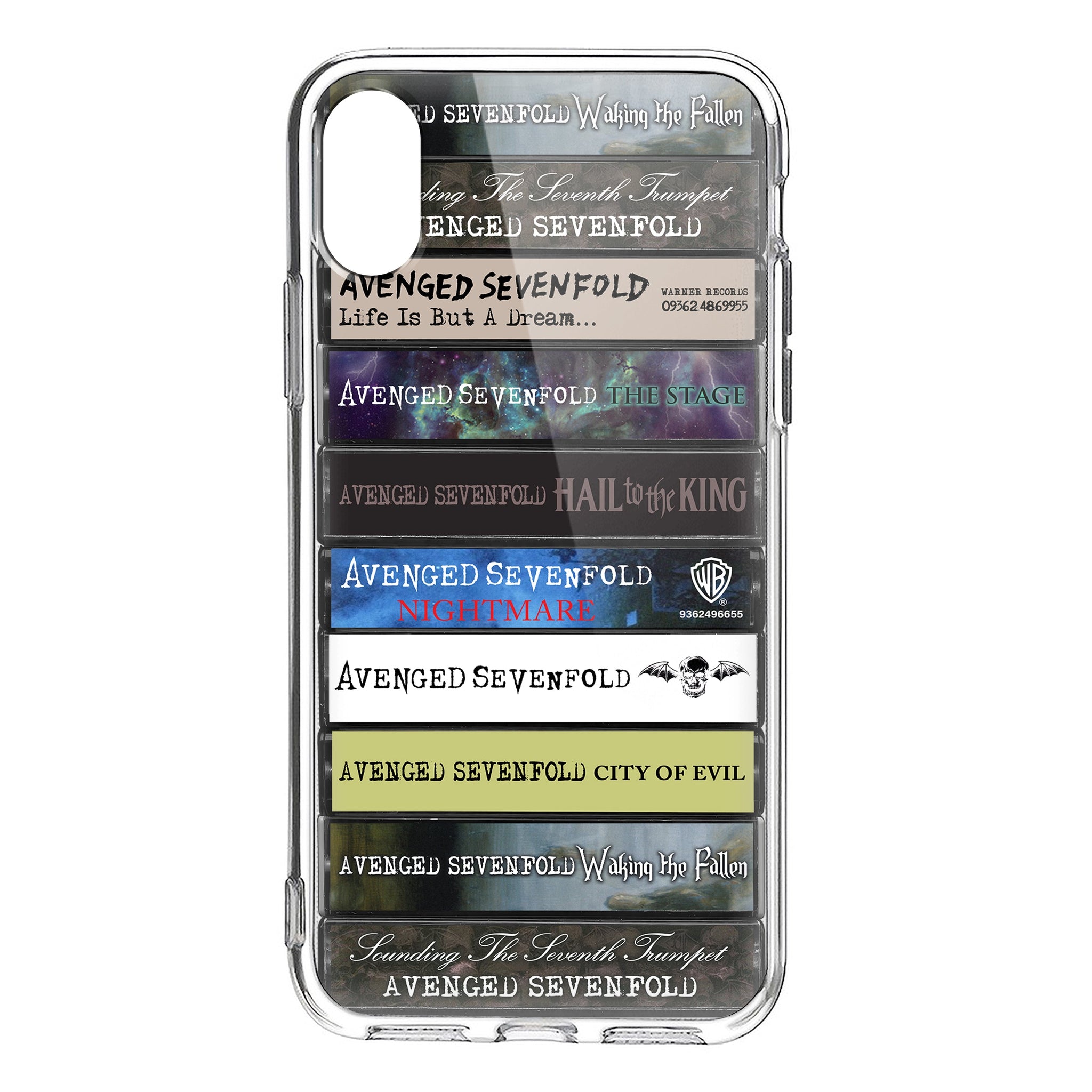 Avenged Sevenfold Albums Cassette Collection Retro Phone Case