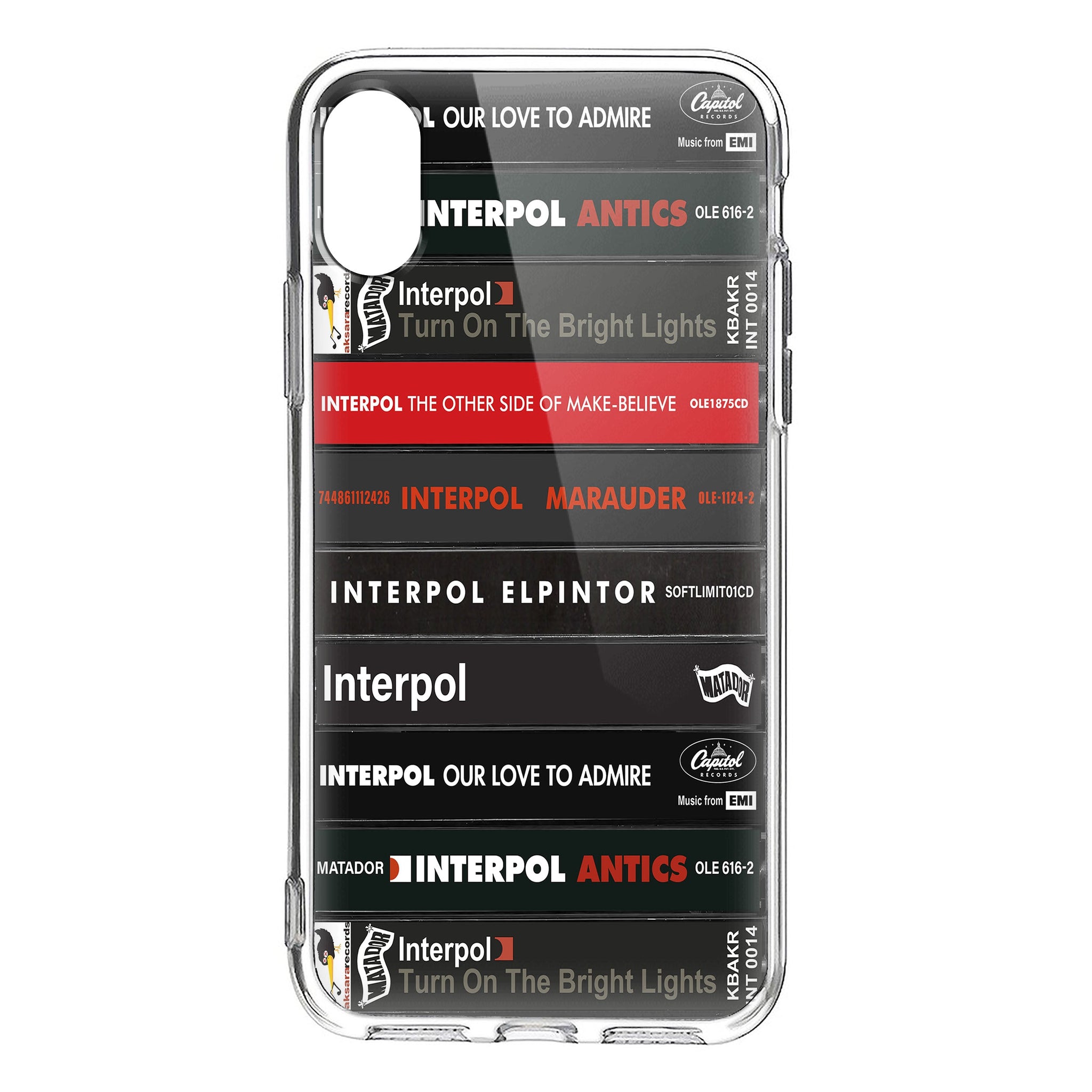 Interpol Albums Cassette Collection Retro Phone Case