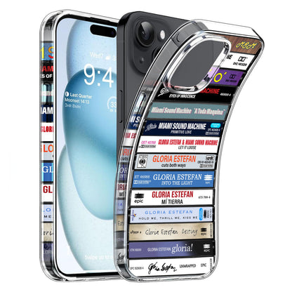Miami Sound Machine Albums Cassette Collection Retro Phone Case