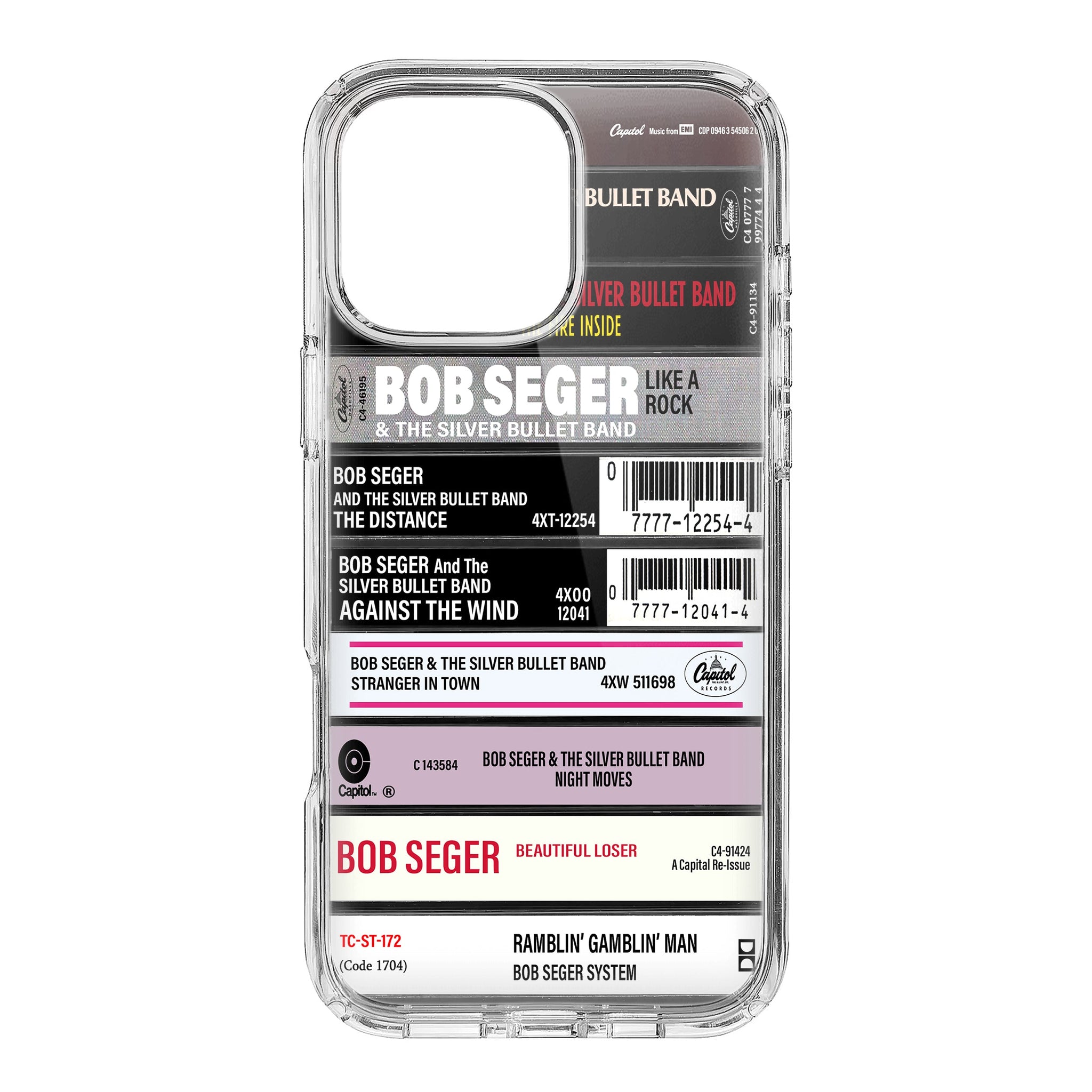 Bob Seger Albums Cassette Collection Retro Phone Case