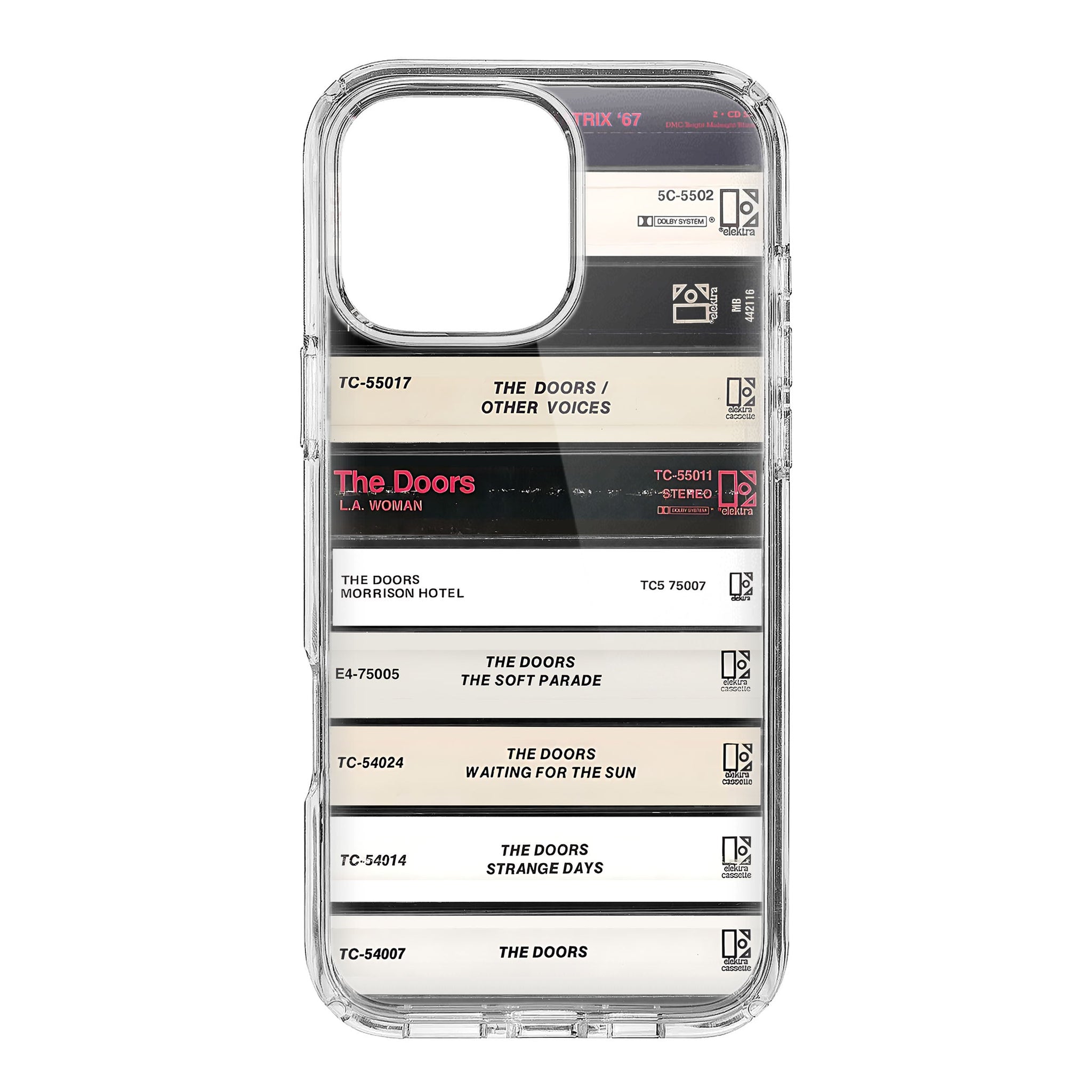 The Doors Albums Cassette Collection Retro Phone Case