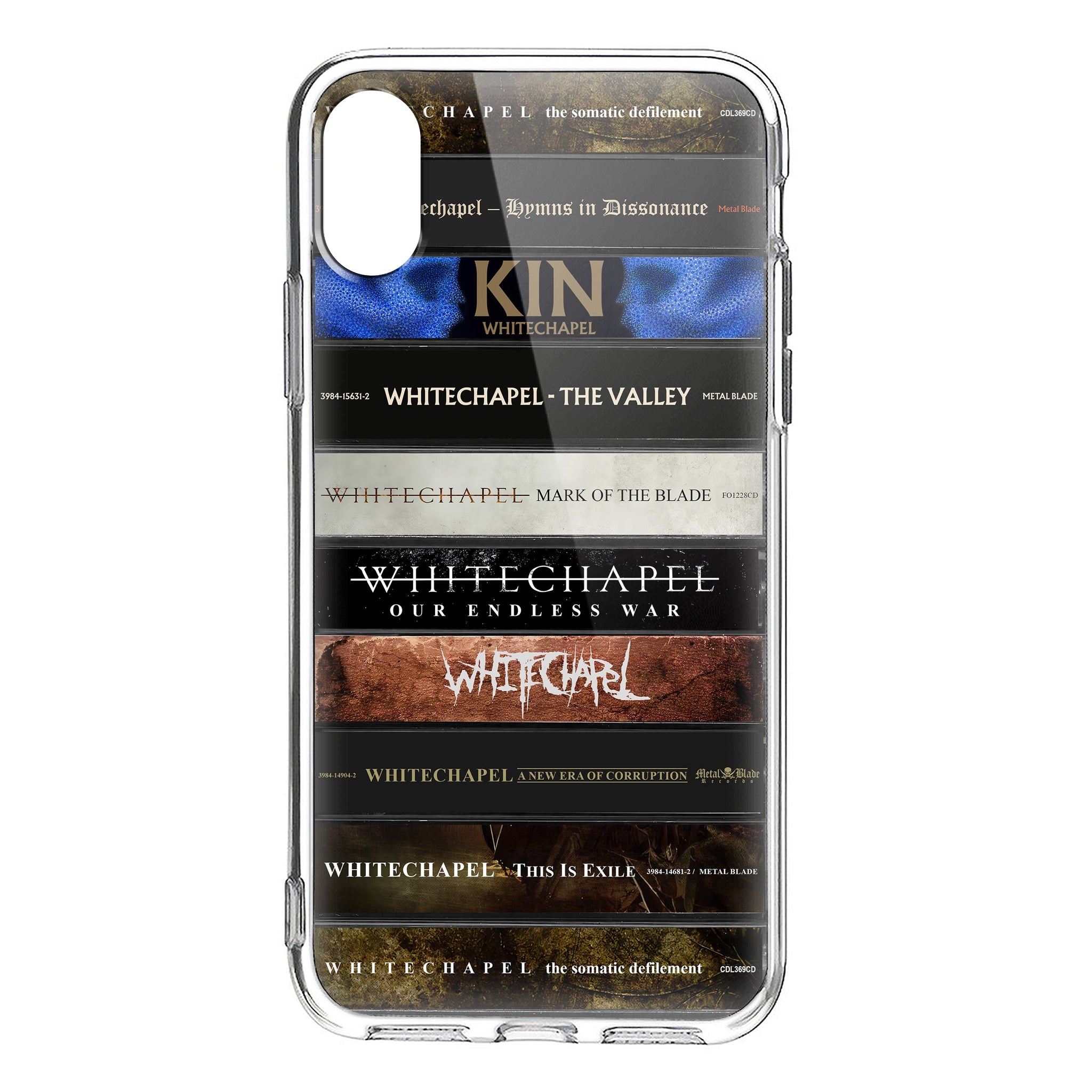 Whitechapel Albums Cassette Collection Retro Phone Case