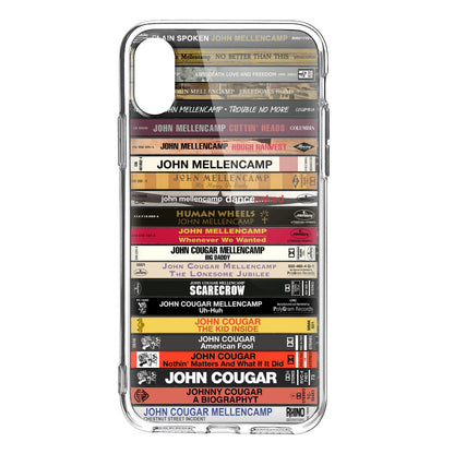 John Cougar Mellencamp Albums Cassette Collection Retro Phone Case