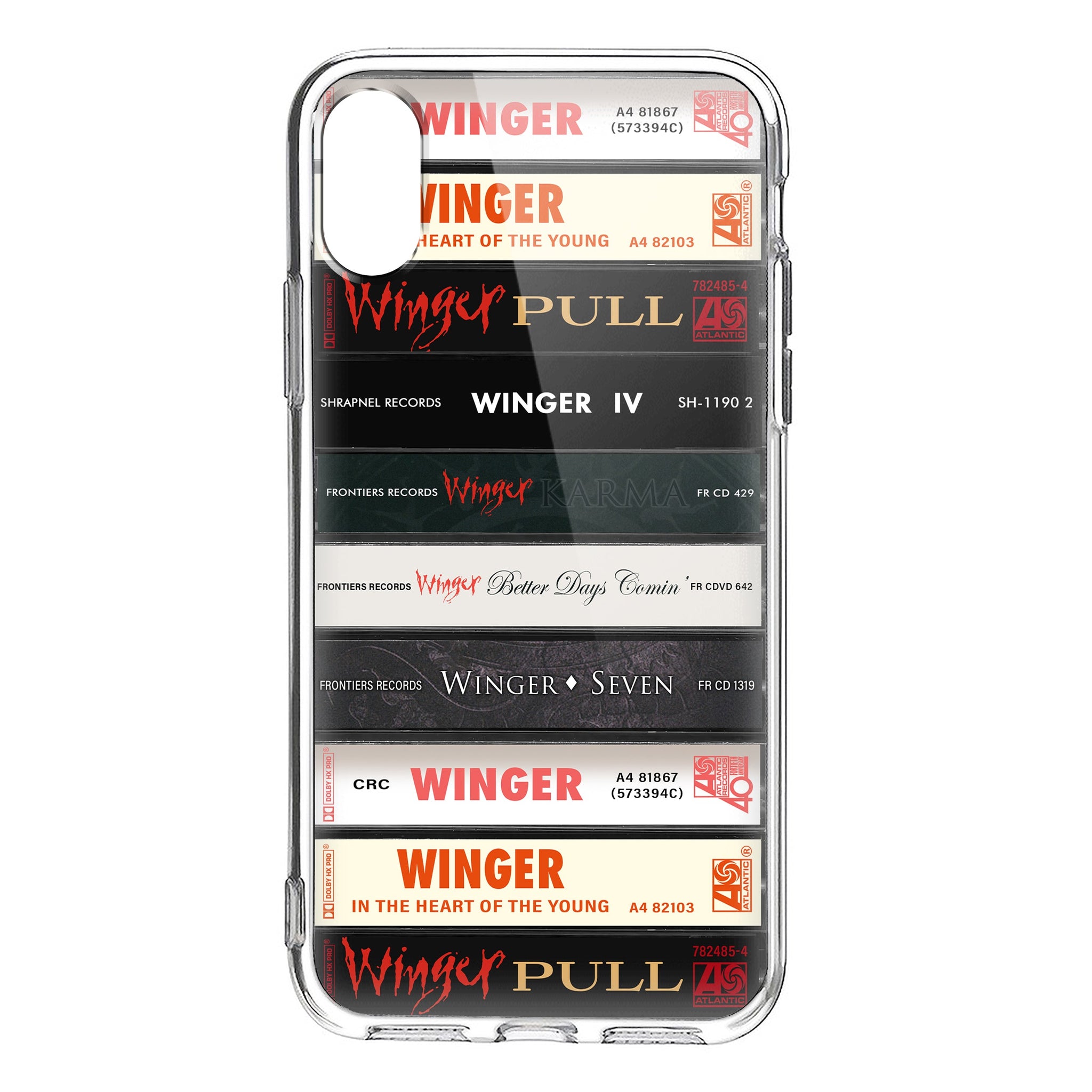 Winger Albums Cassette Collection Retro Phone Case