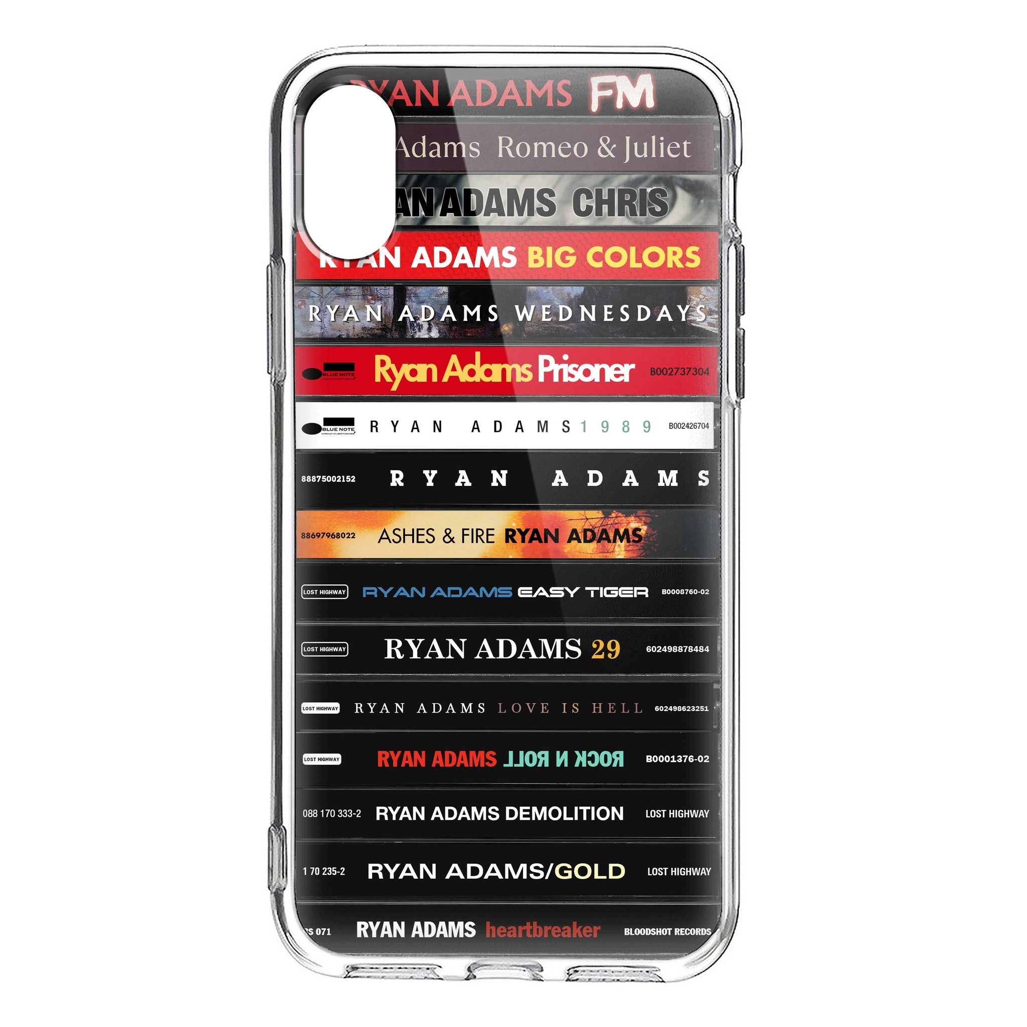 Ryan Adams Albums Cassette Collection Retro Phone Case
