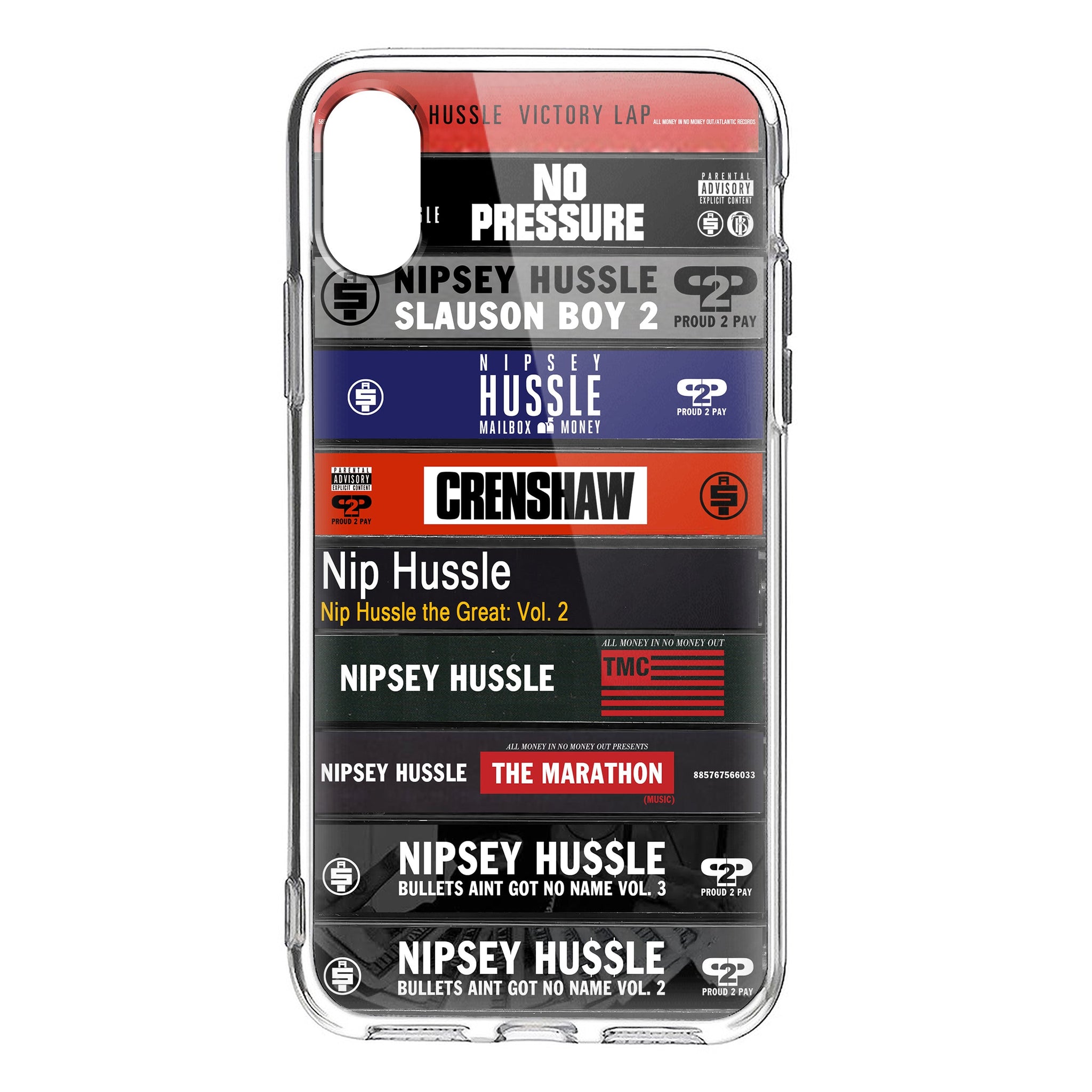 Nipsey Hussle Albums Cassette Collection Retro Phone Case