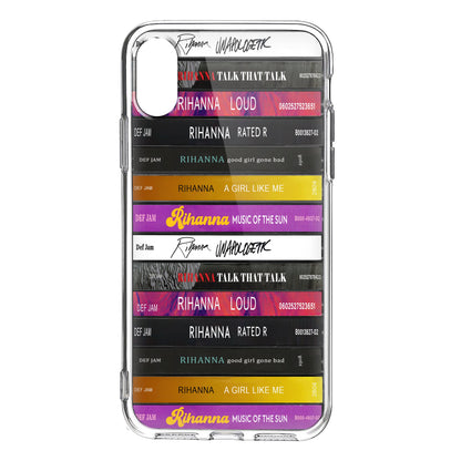 Rihanna Albums Cassette Collection Retro Phone Case