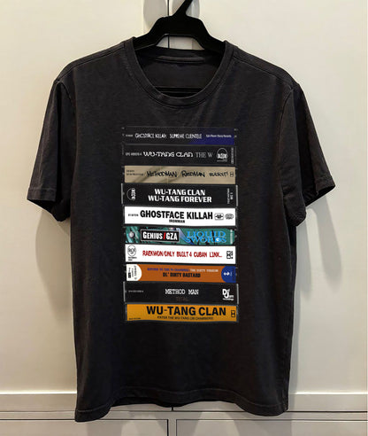 Wu-tang Clan Albums Cassette Retro Collection Premium Unisex T-Shirt