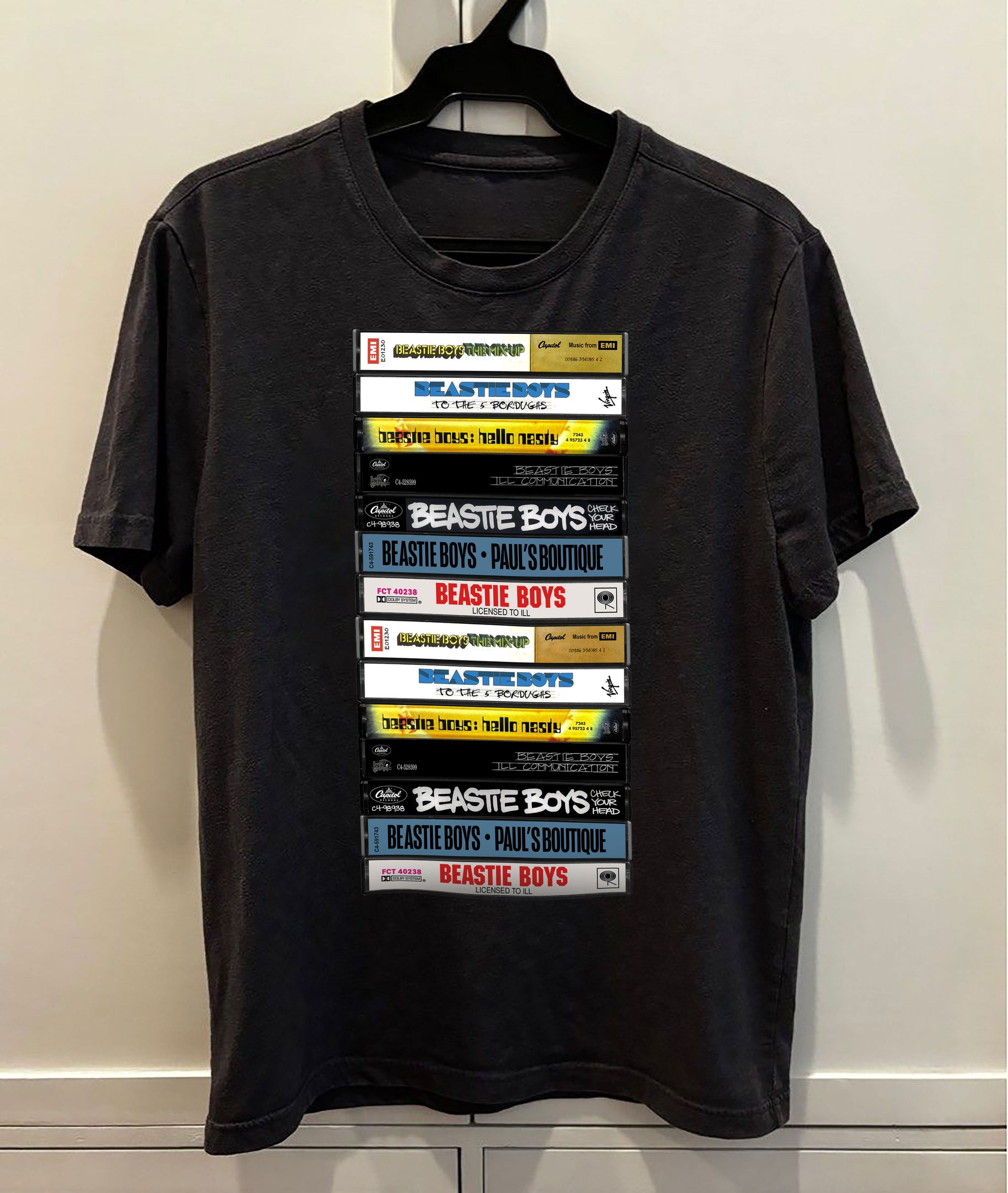 Beastie Boys Albums Cassette Retro Collection Premium Unisex T-Shirt