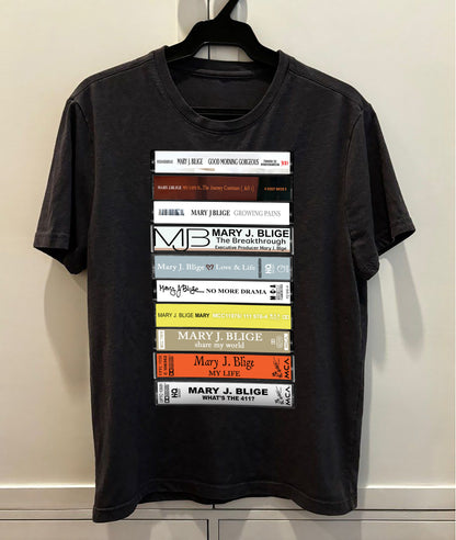 Mary J. Blige Albums Cassette Collection Retro Collection Premium Unisex T-Shirt