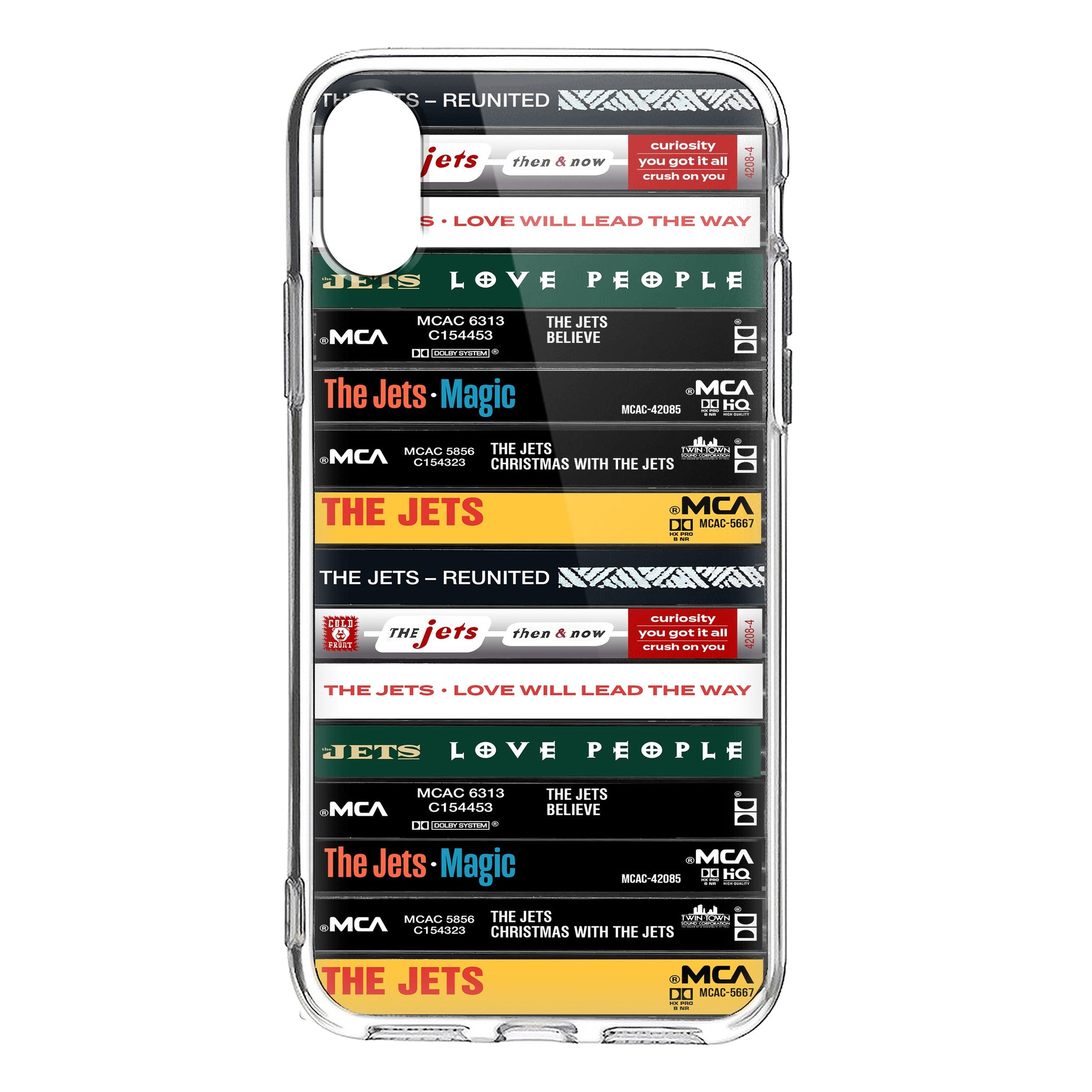 The Jets Albums Cassette Collection Retro Phone Case