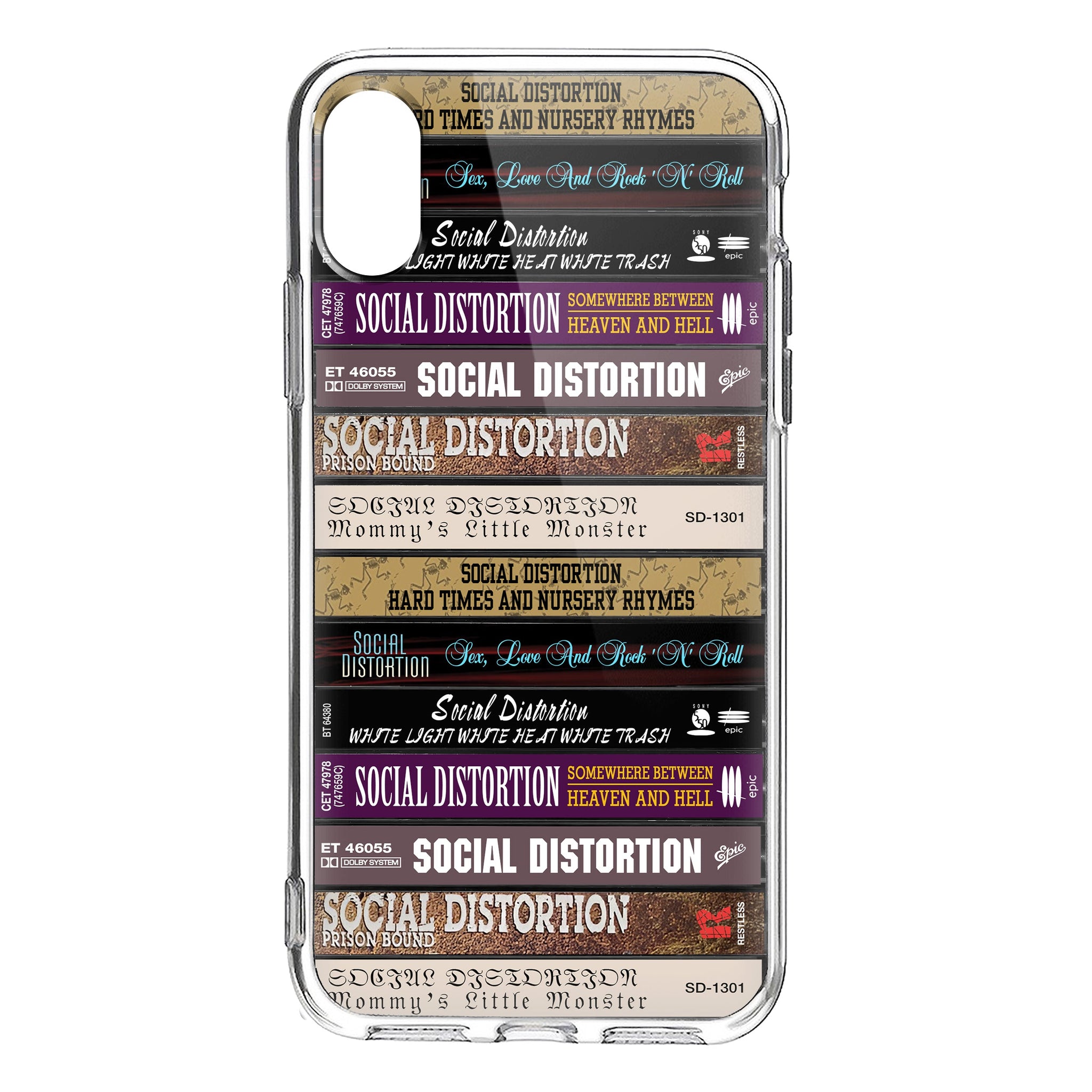 Social Distortion Albums Cassette Collection Retro Phone Case