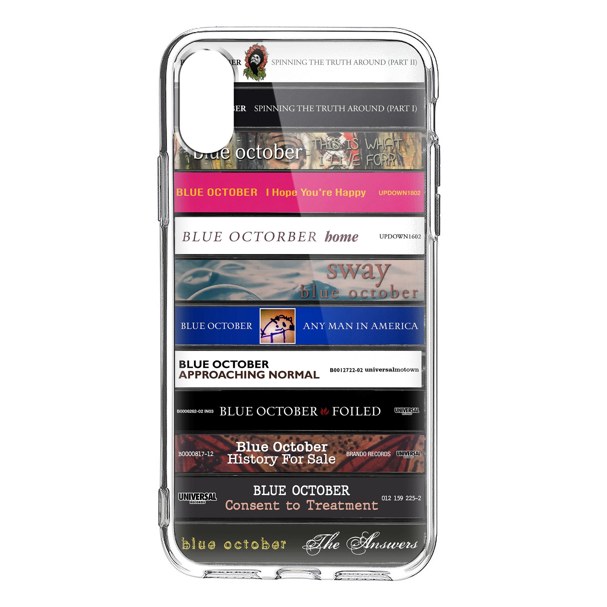 Blue October Albums Cassette Collection Retro Phone Case