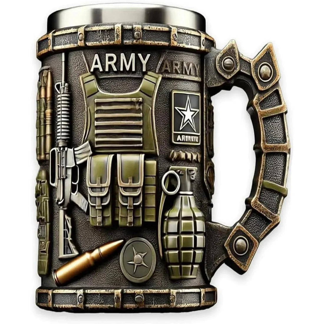Navy Handcrafted Military Pride Mug