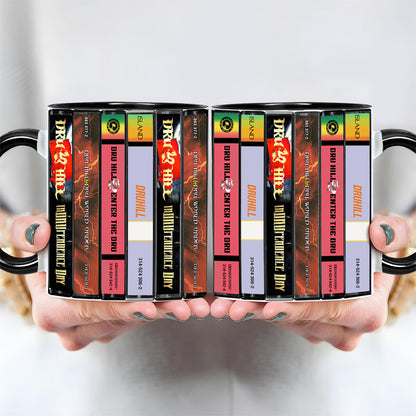 Dru Hill Albums Cassette Collection Retro Accent Edge-to-Edge Printed Mug