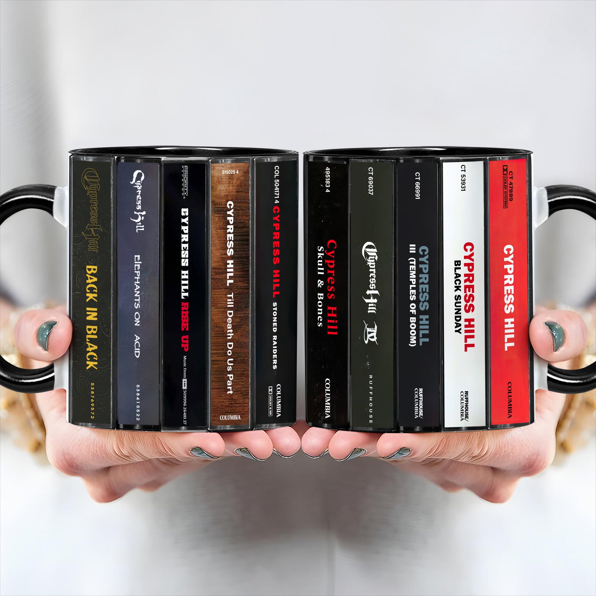 Cypress Hill Albums Cassette Collection Retro Accent Edge-to-Edge Printed Mug