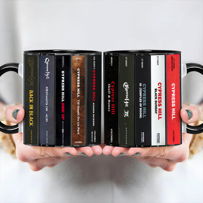 Cypress Hill Albums Cassette Collection Retro Accent Edge-to-Edge Printed Mug