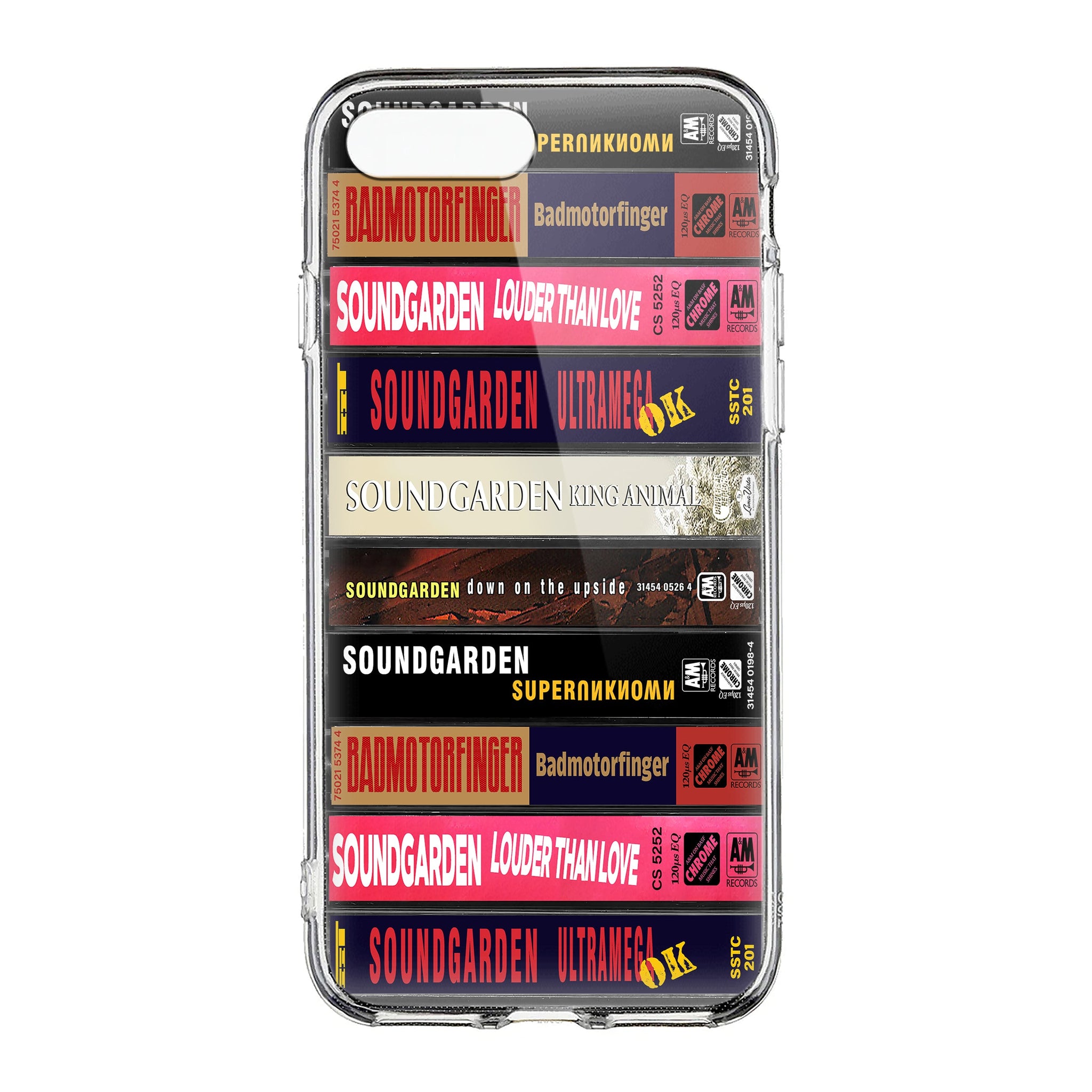 Soundgarden Albums Cassette Collection Retro Phone Case