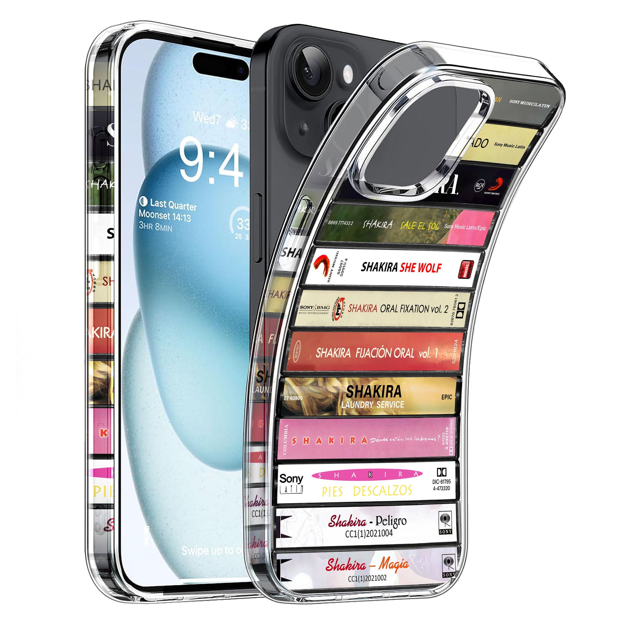Shakira Albums Cassette Collection Retro Phone Case