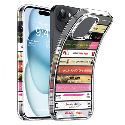 Shakira Albums Cassette Collection Retro Phone Case