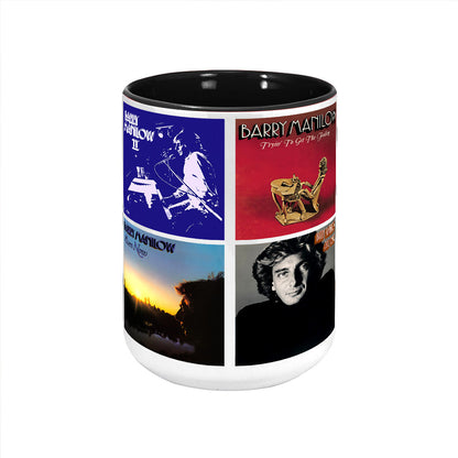 Barry Manilow Albums Cover 70s Collection Retro Mug