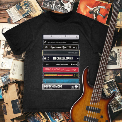 Depeche Mode Albums Cassette Retro Collection Premium Unisex T-Shirt