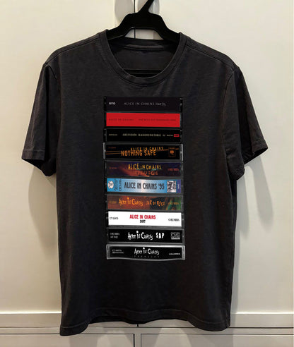 Alice In Chains Albums Cassette Retro Collection Premium Unisex T-Shirt