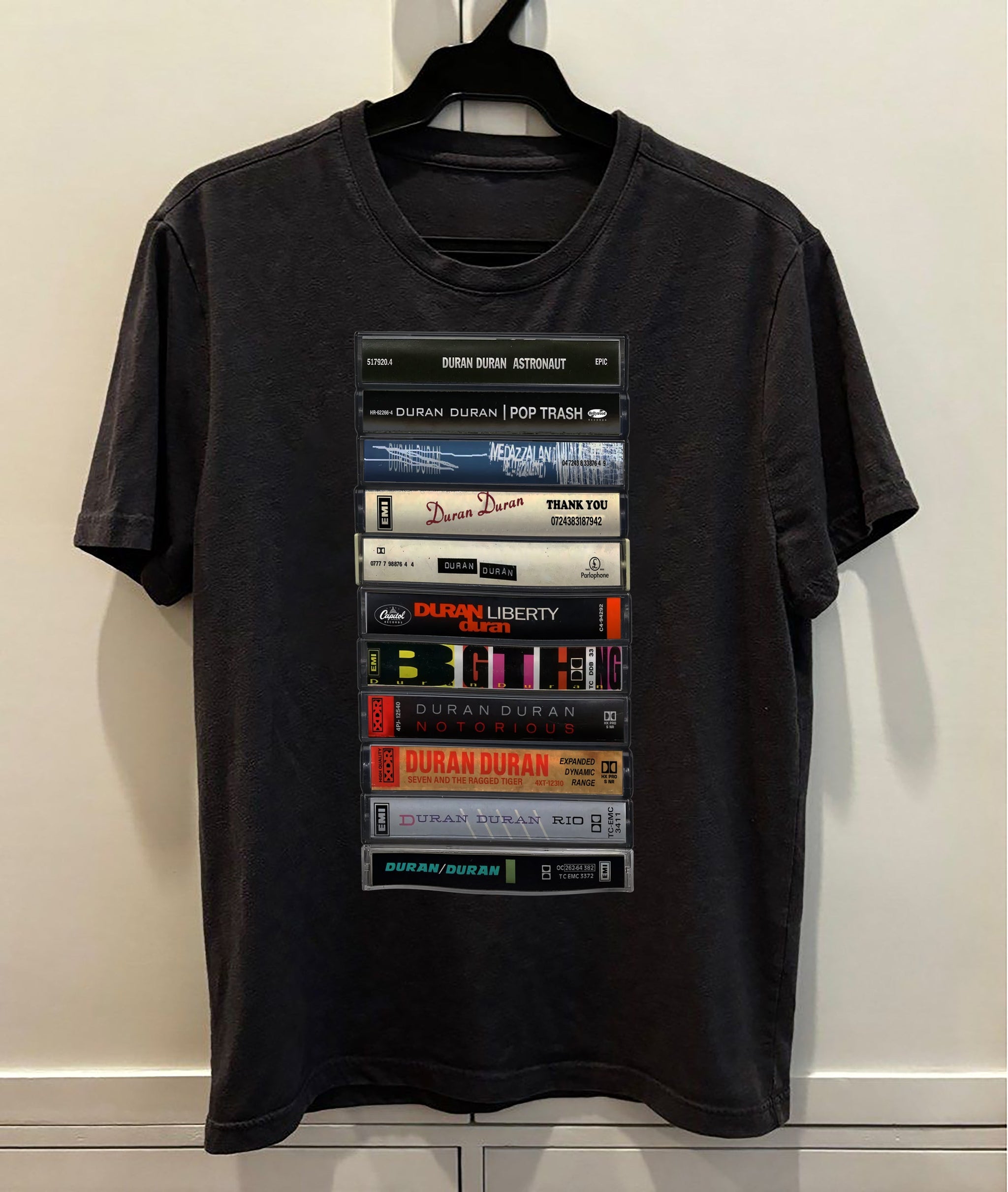 Duran Duran Albums Cassette Retro Collection Premium Unisex T-Shirt