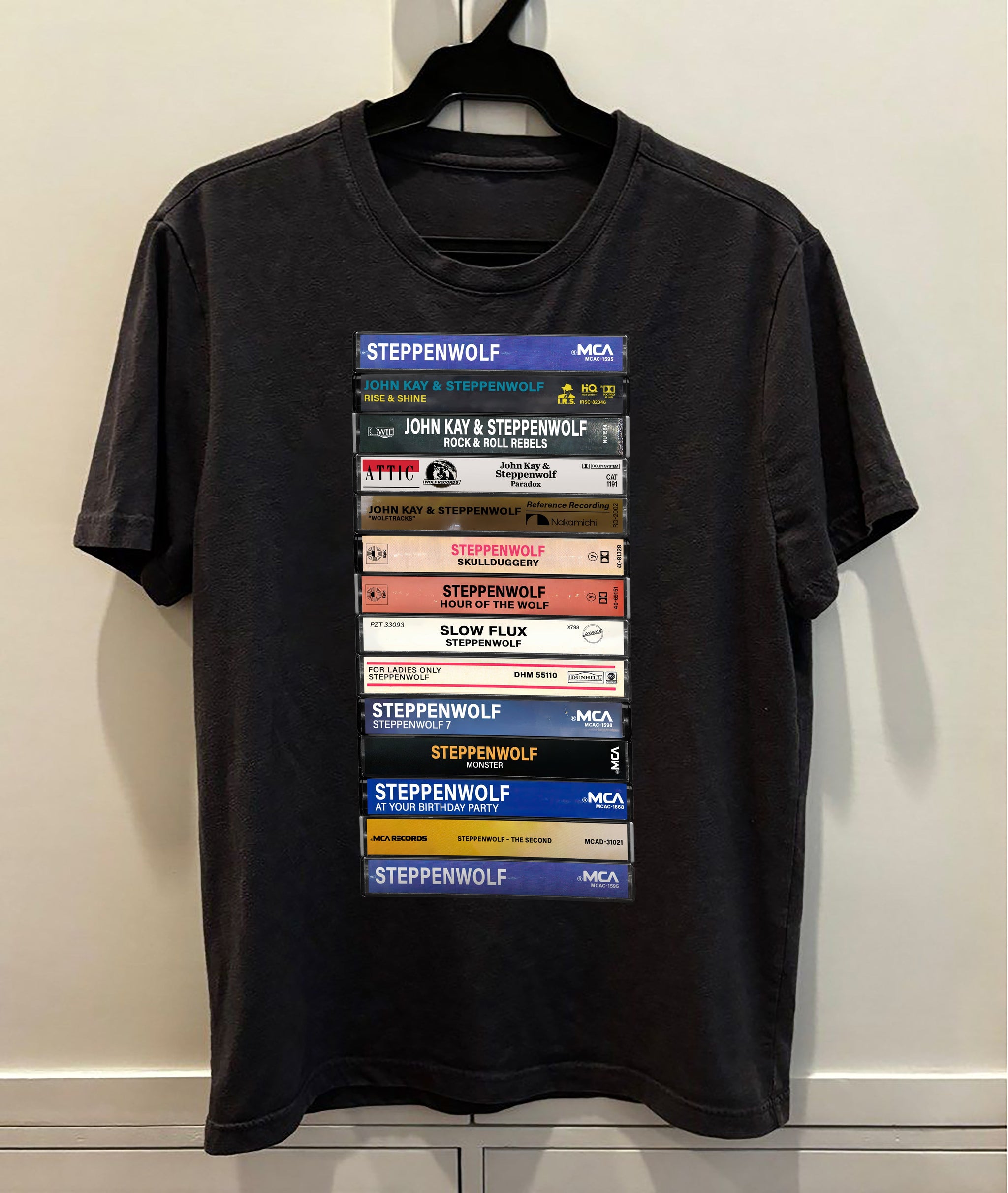 Steppenwolf Albums Cassette Retro Collection Premium Unisex T-Shirt