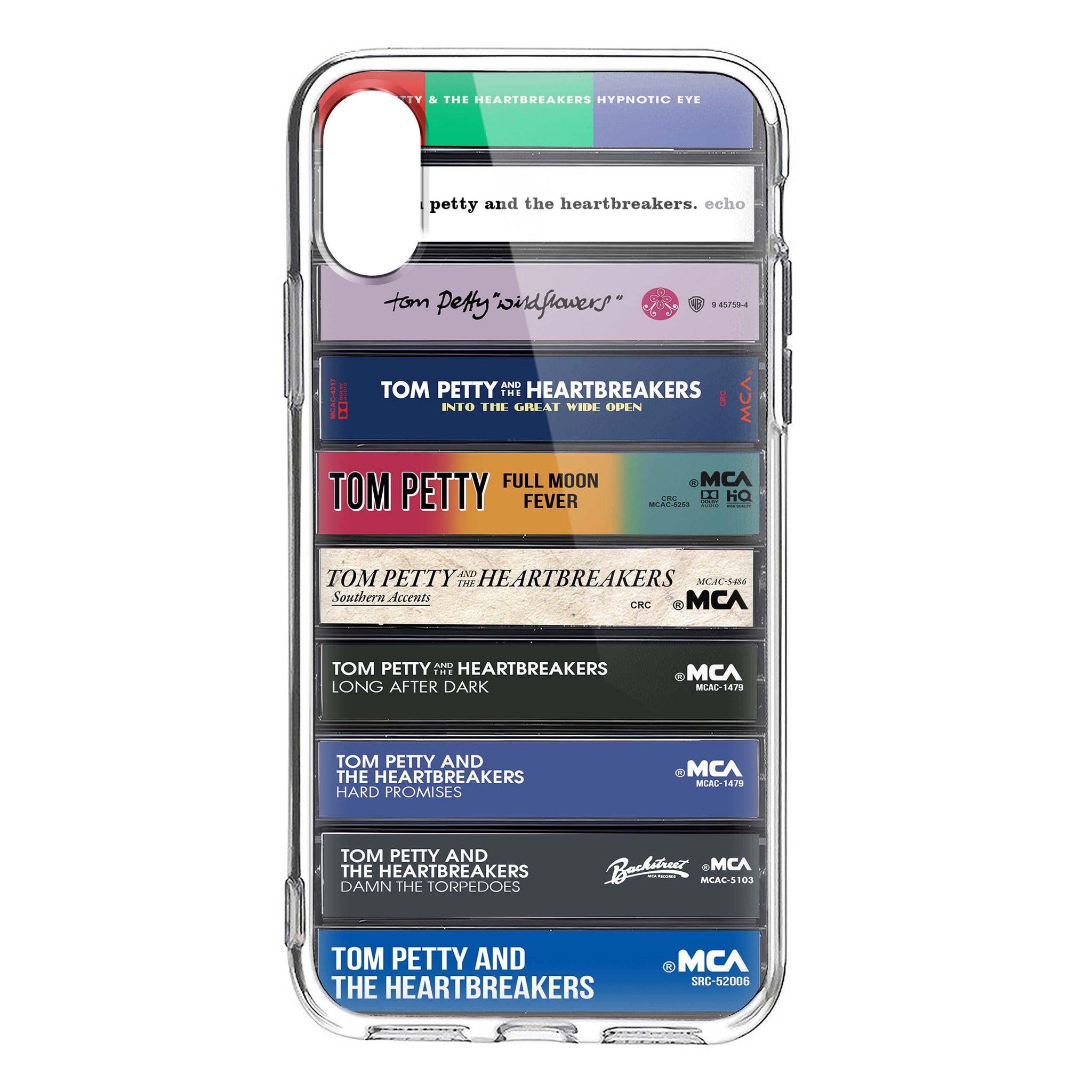 Tom Petty Albums Cassette Collection Retro Phone Case