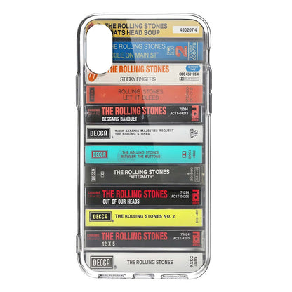 Rolling Stones Albums Cassette Collection Retro Phone Case