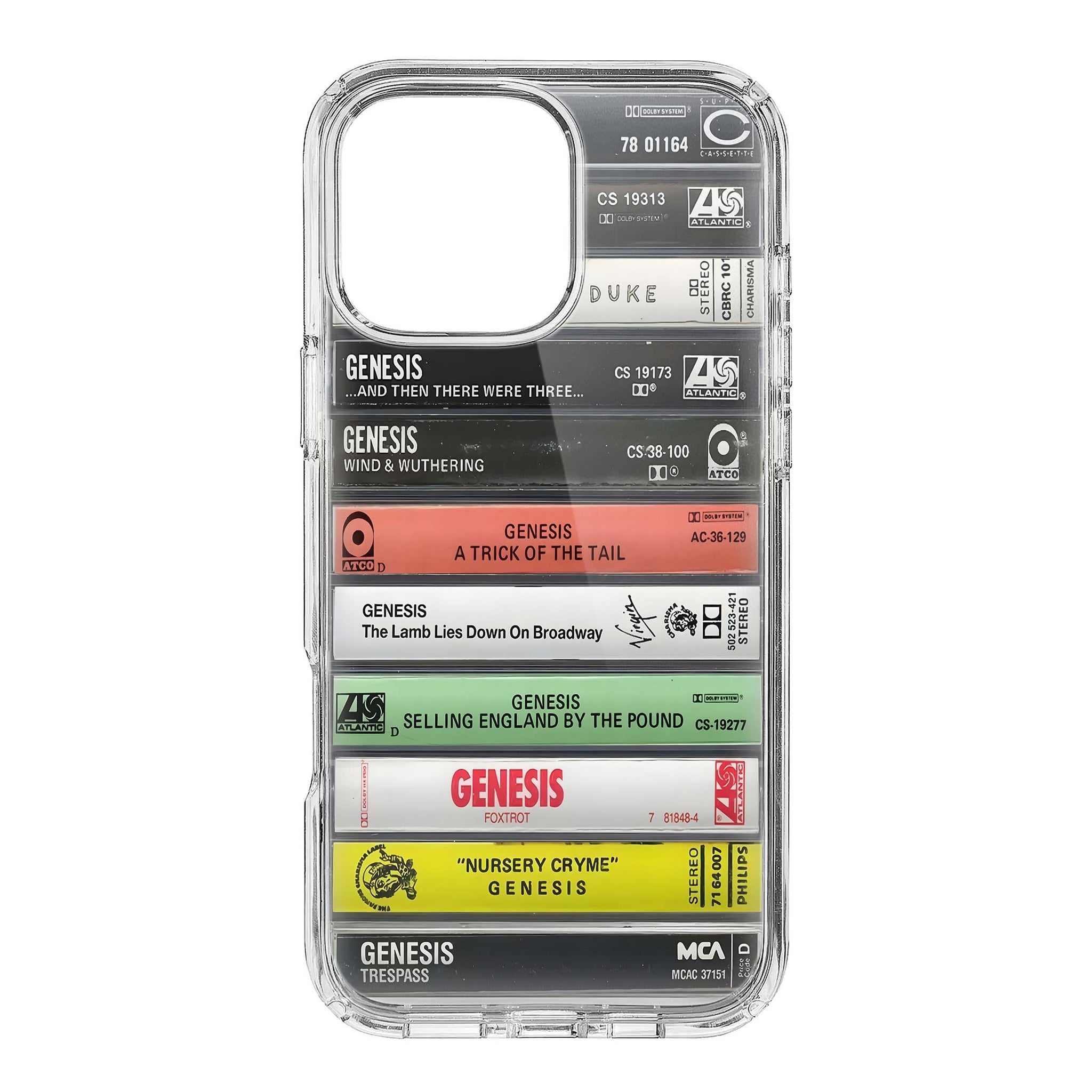 Genesis Albums Cassette Collection Retro Phone Case