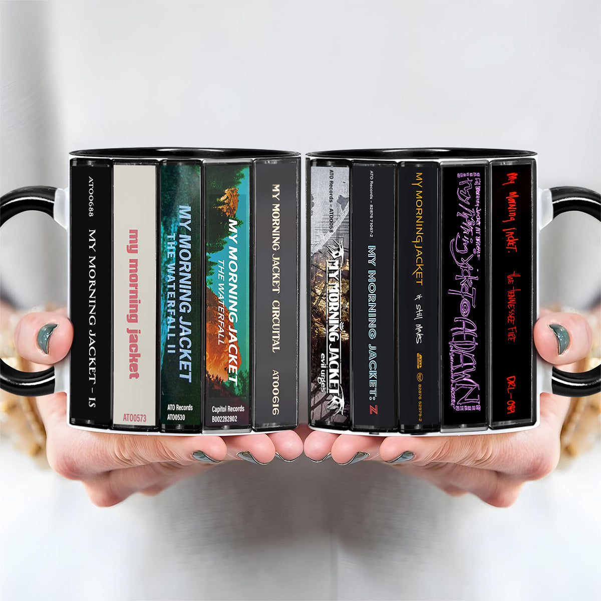My Morning Jacket Albums Cassette Collection Retro Accent Mug