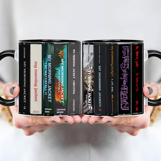 My Morning Jacket Albums Cassette Collection Retro Accent Mug