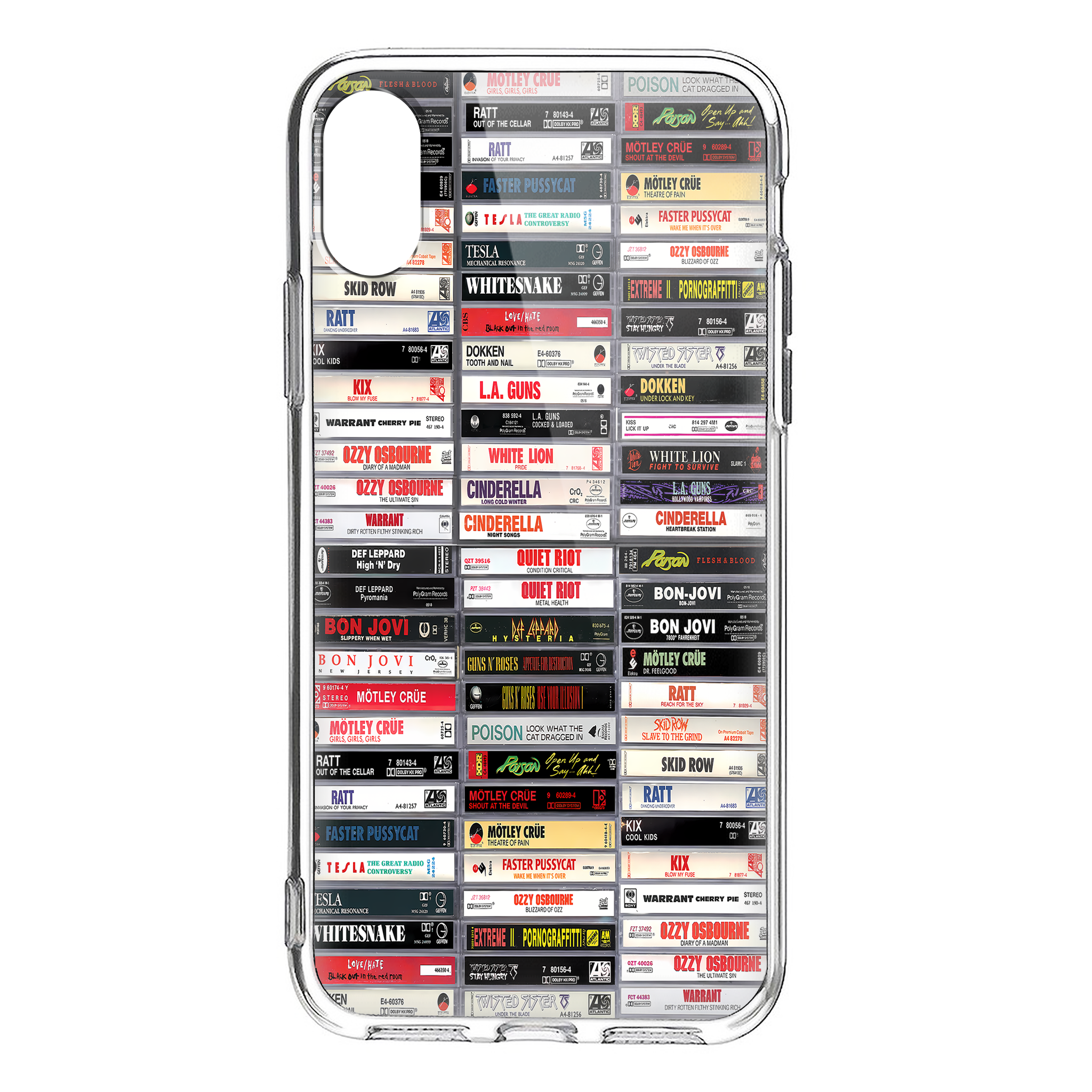 Metal Heavy Metal Kings Classic Albums Cassette Collection Retro MagSafe Phone Case