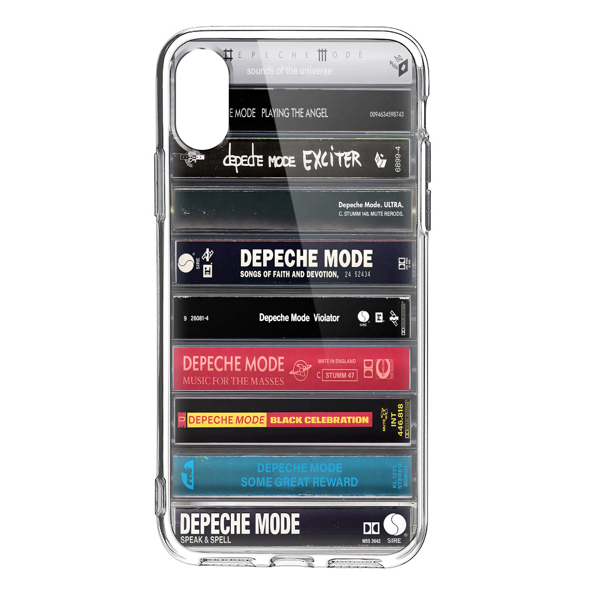 Depeche Mode Albums Cassette Collection Retro MagSafe Phone Case