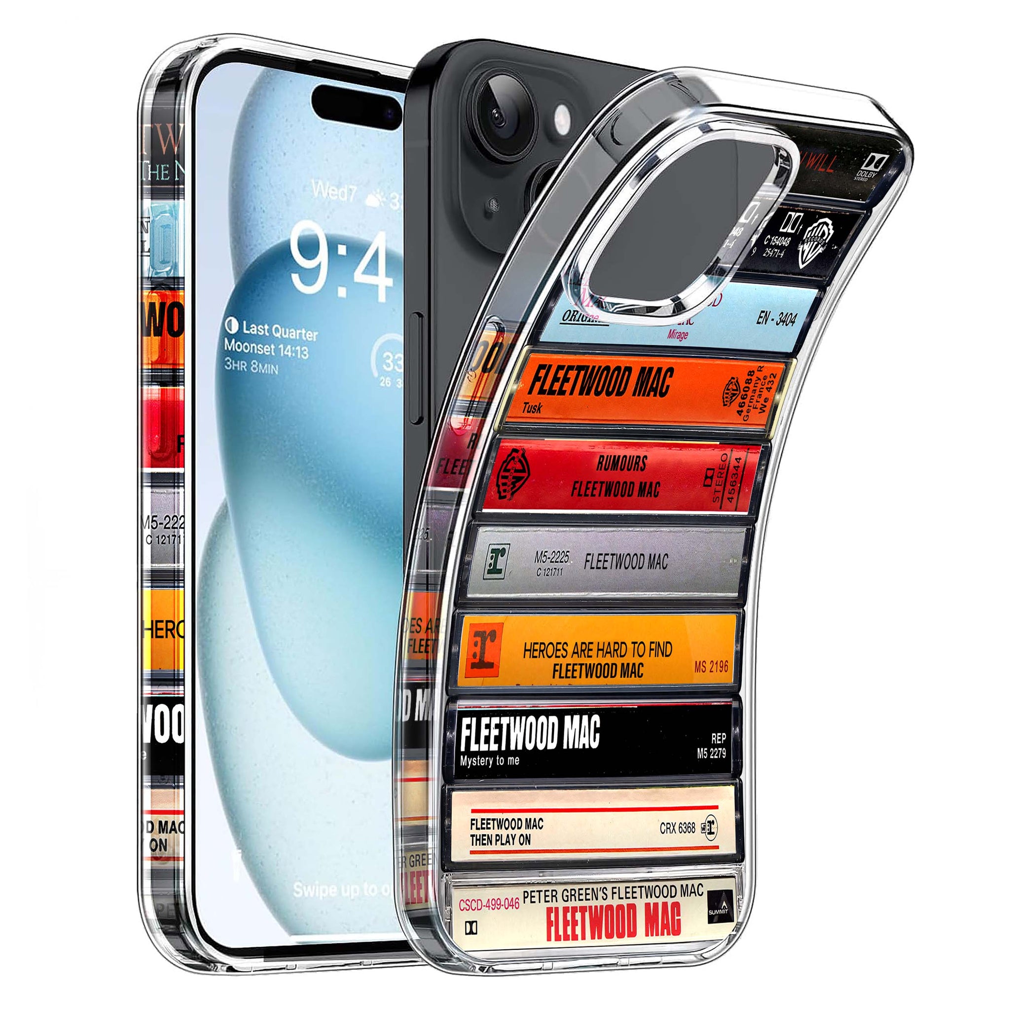 Fleetwood Mac Albums Cassette Collection Retro Phone Case