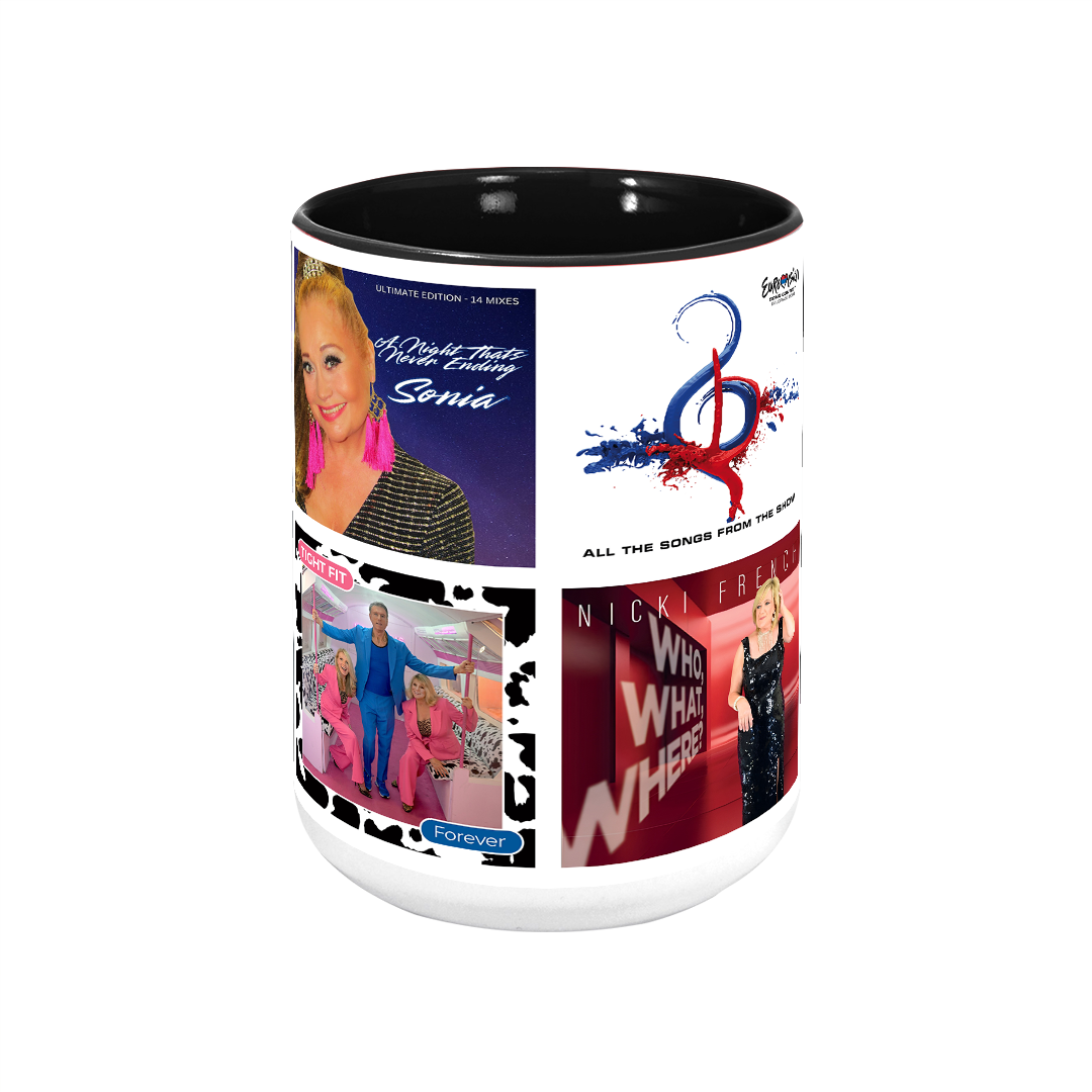 2000s Euro-Pop Albums Cover Collection Retro Mug