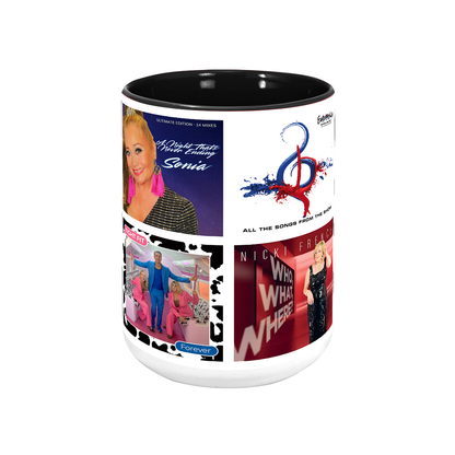 2000s Euro-Pop Albums Cover Collection Retro Mug