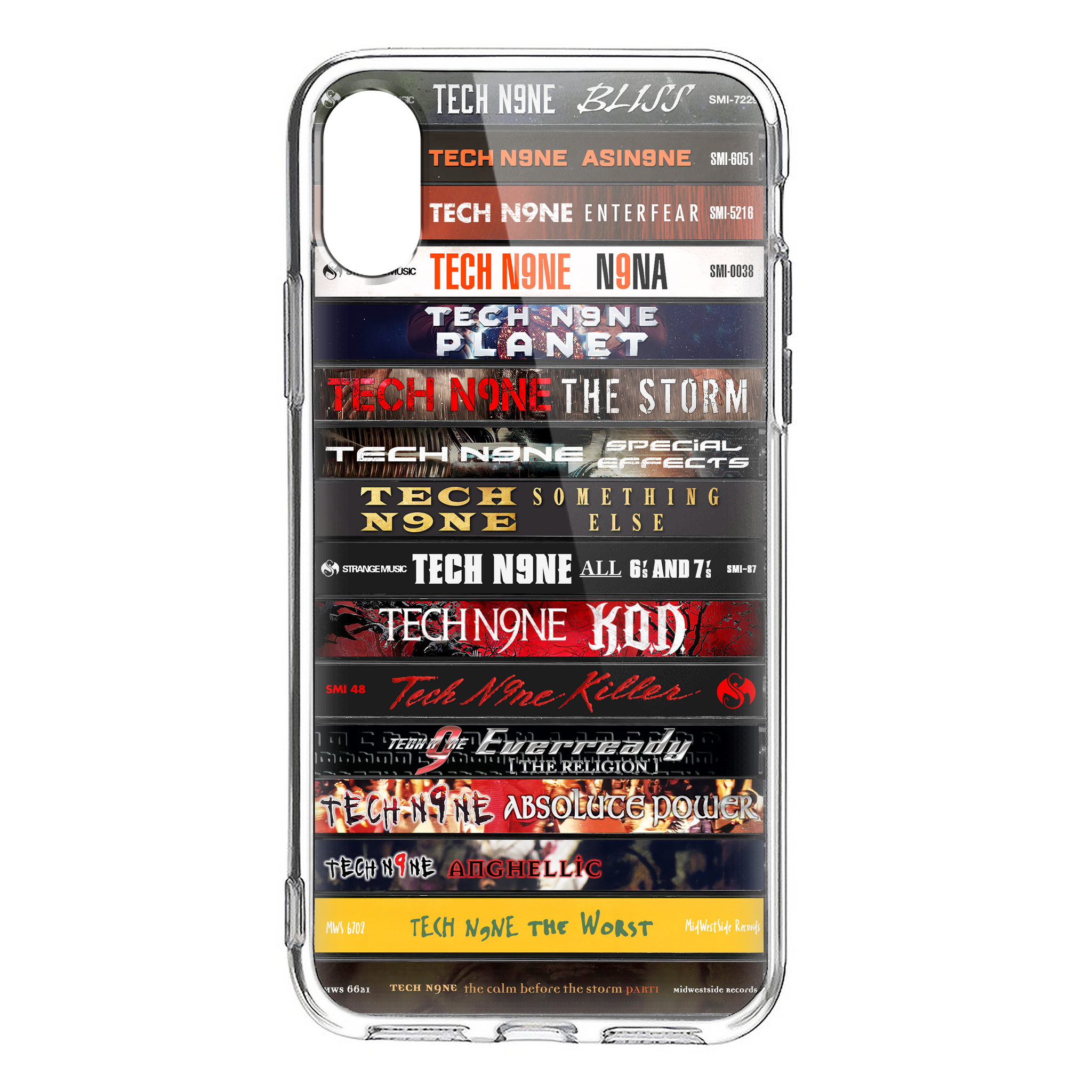 Tech N9ne Albums Cassette Collection Retro Phone Case