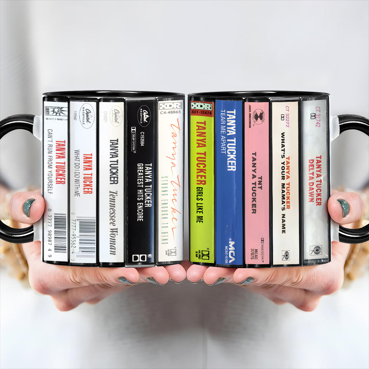 Tanya Tucker Albums Cassette Retro Collection Accent Mug