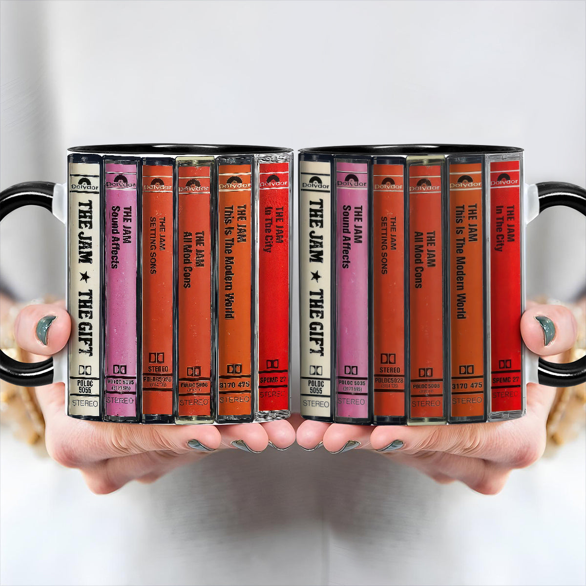 The Jam Albums Cassette Retro Collection Accent Mug