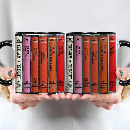 The Jam Albums Cassette Retro Collection Accent Mug
