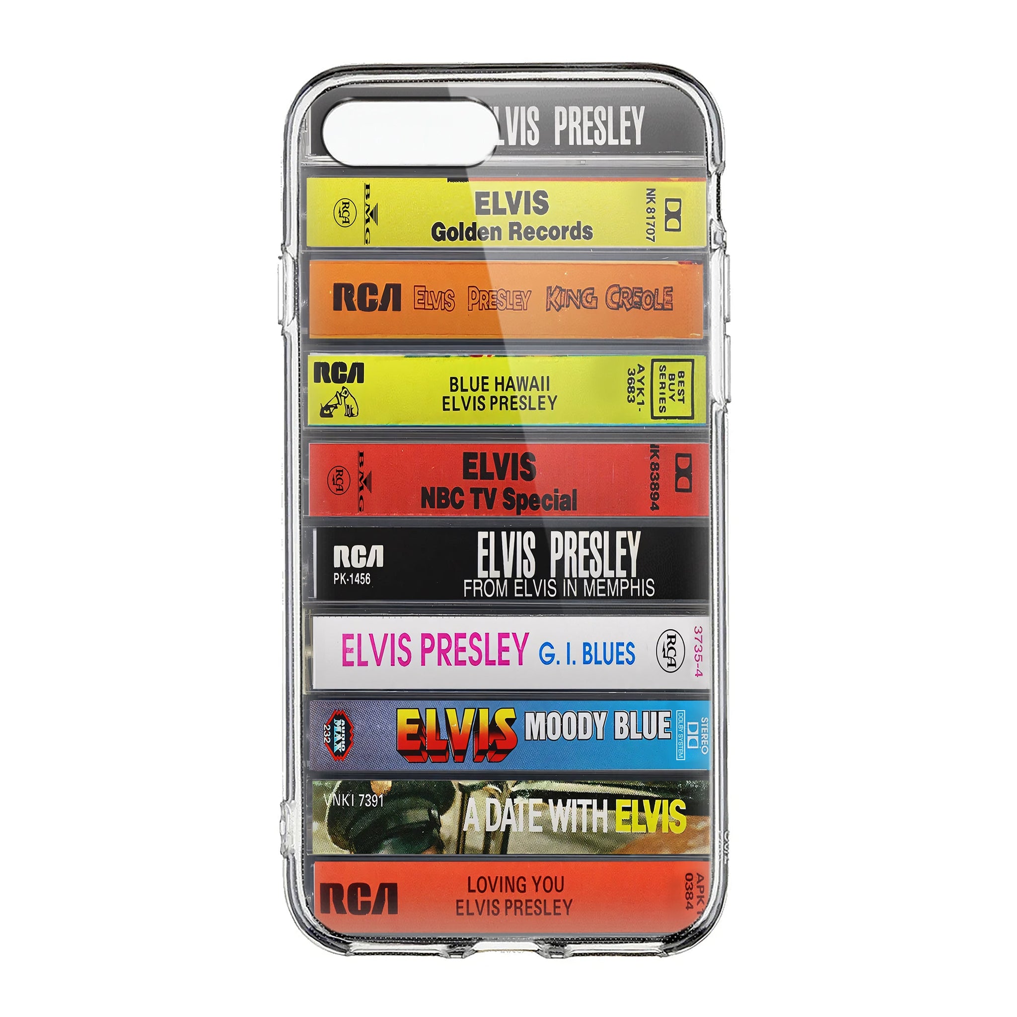 Elvis Presley Albums Cassette Collection Retro MagSafe Phone Case