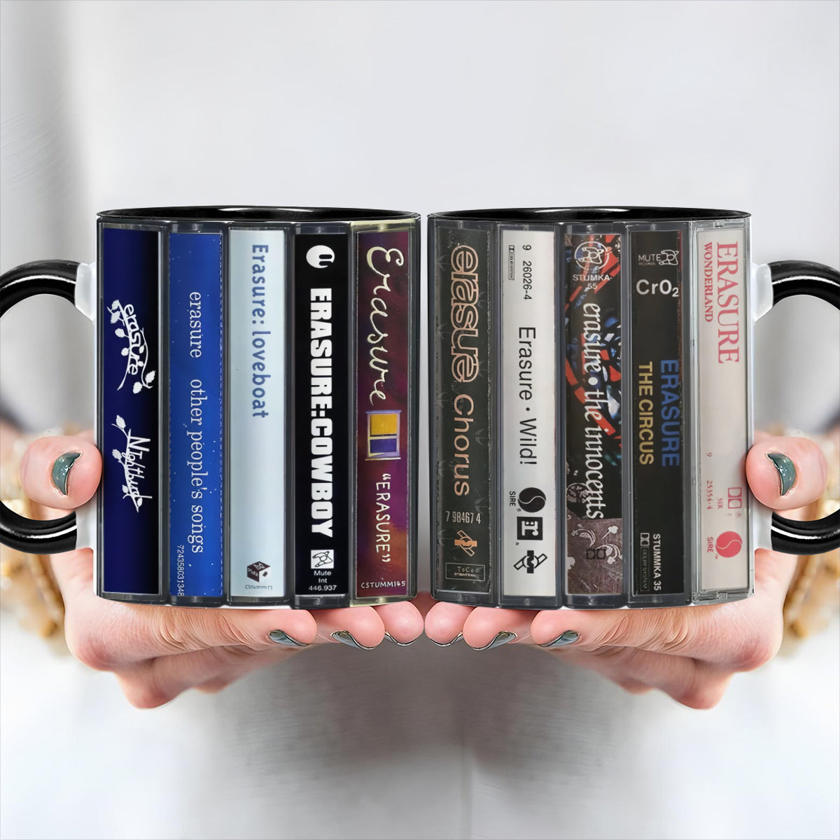 Erasure Albums Cassette Collection Retro Accent Mug