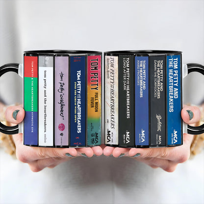 Tom Petty Albums Cassette Retro Collection Accent Mug