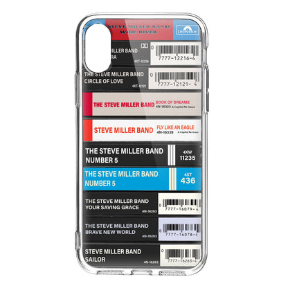 Steve Miller Band Albums Cassette Collection Retro Phone Case