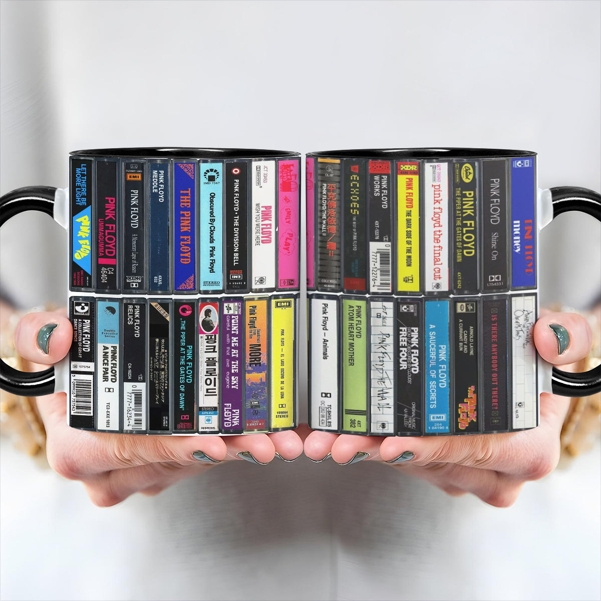 Pink Floyd Albums Cassette Retro Collection Accent Mug - Extended Version