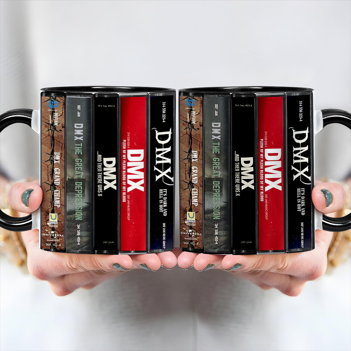 DMX Albums Cassette Collection Retro Accent Mug