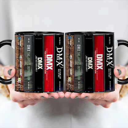 DMX Albums Cassette Collection Retro Accent Mug